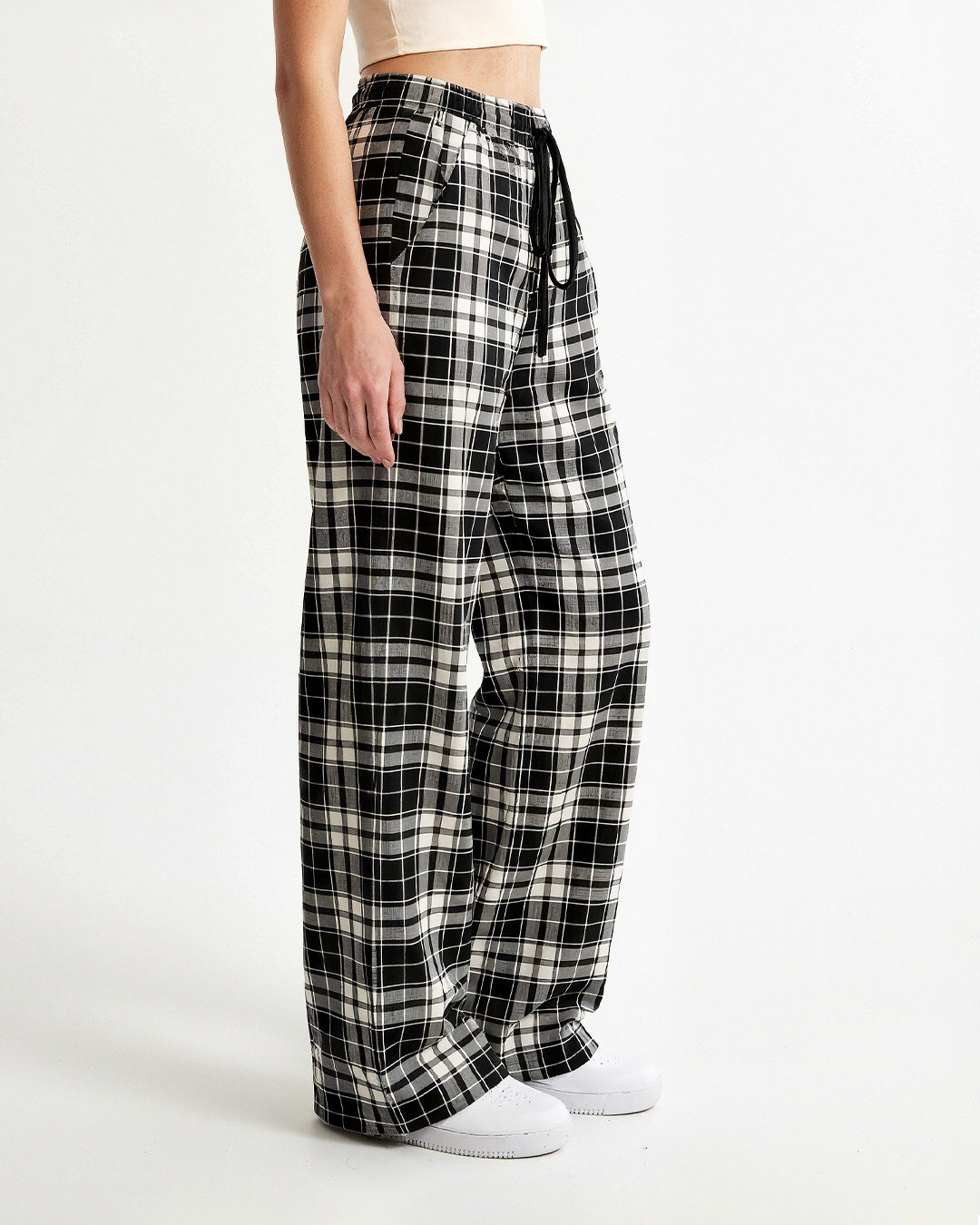 Black Checkered Pajama