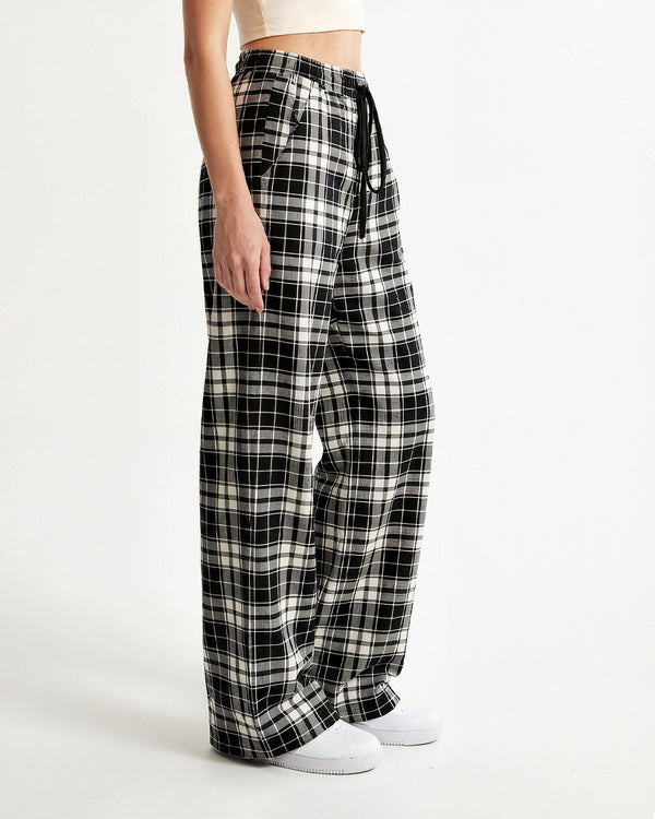 Black Checkered Pajama