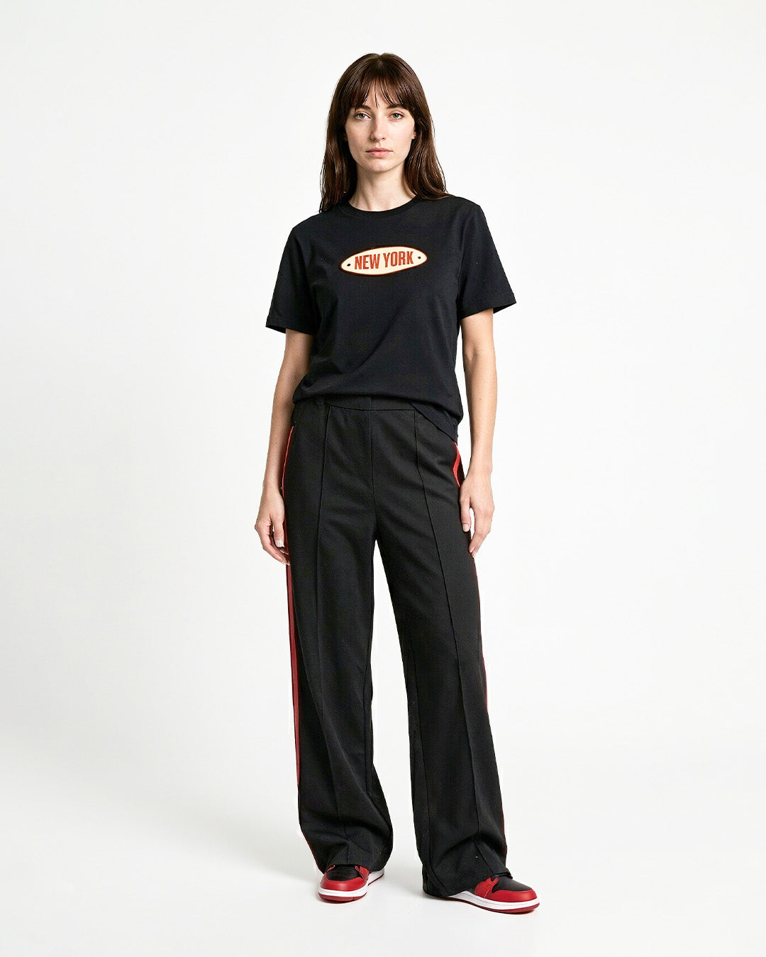 Red Trim Gossip Co-ord Set