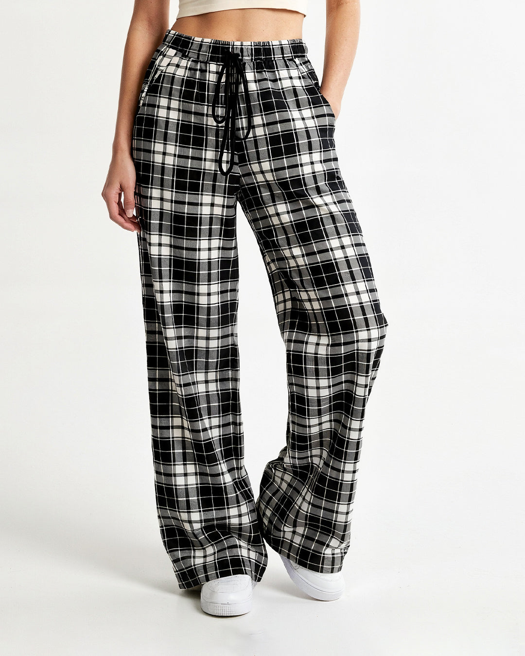 Black Checkered Pajama