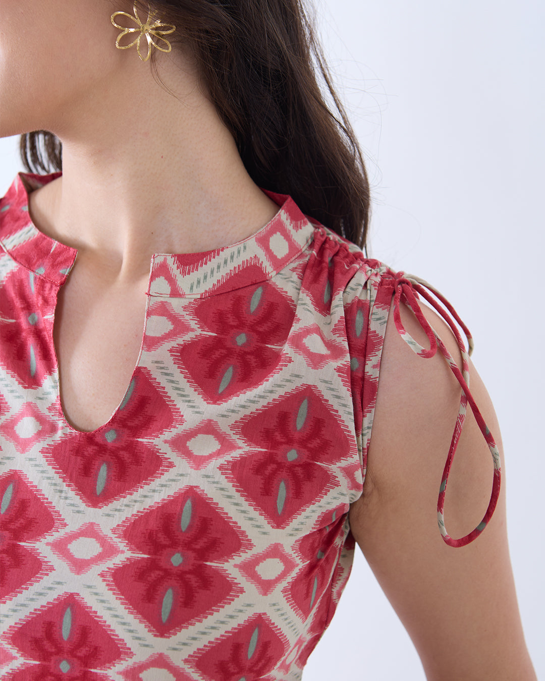 Monica Ruched Kurti