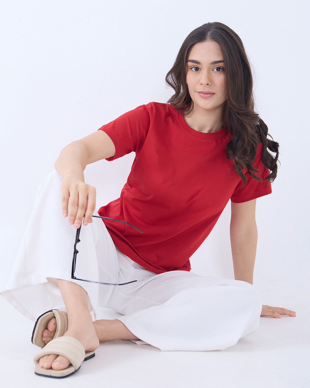 Red Plain T-Shirt
