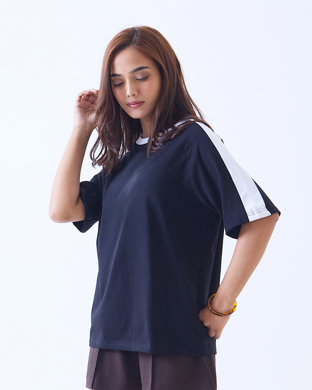 Black Sage Plain Oversized T-shirt