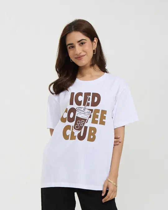 Ice Coffee Club Oversized T-Shirt