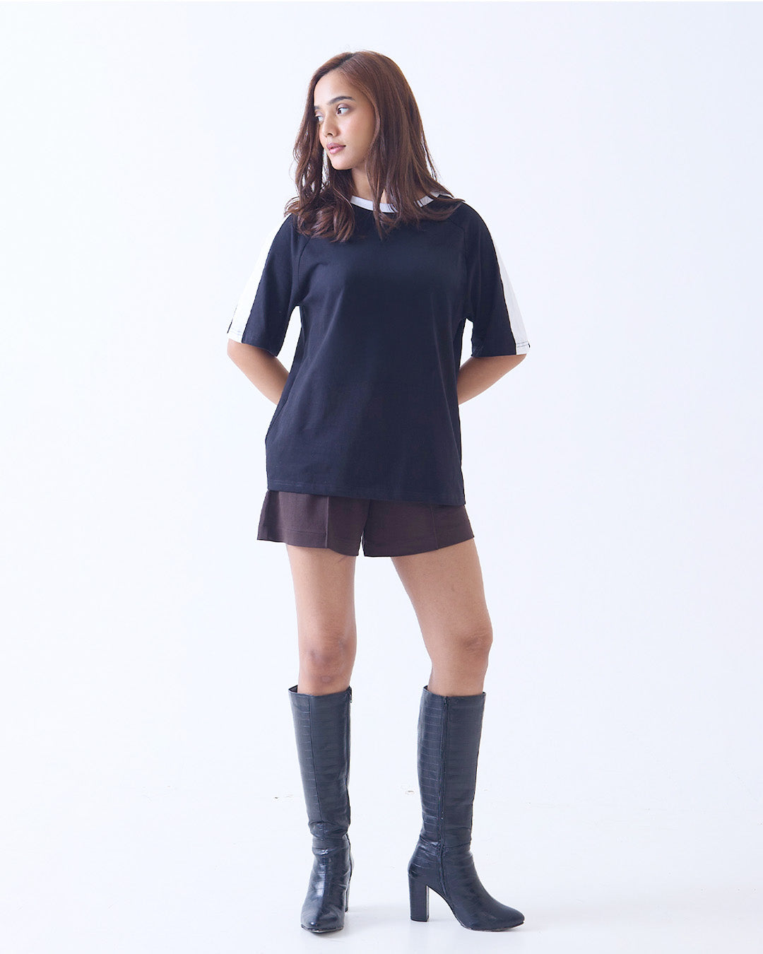 Black Sage Plain Oversized T-shirt