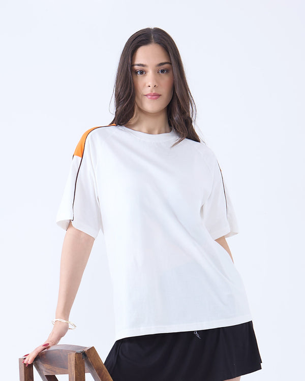 Off White Downtown Plain Oversized T-Shirt
