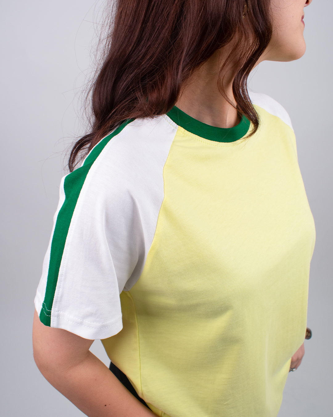 Yellow Edgy Plain T-Shirt