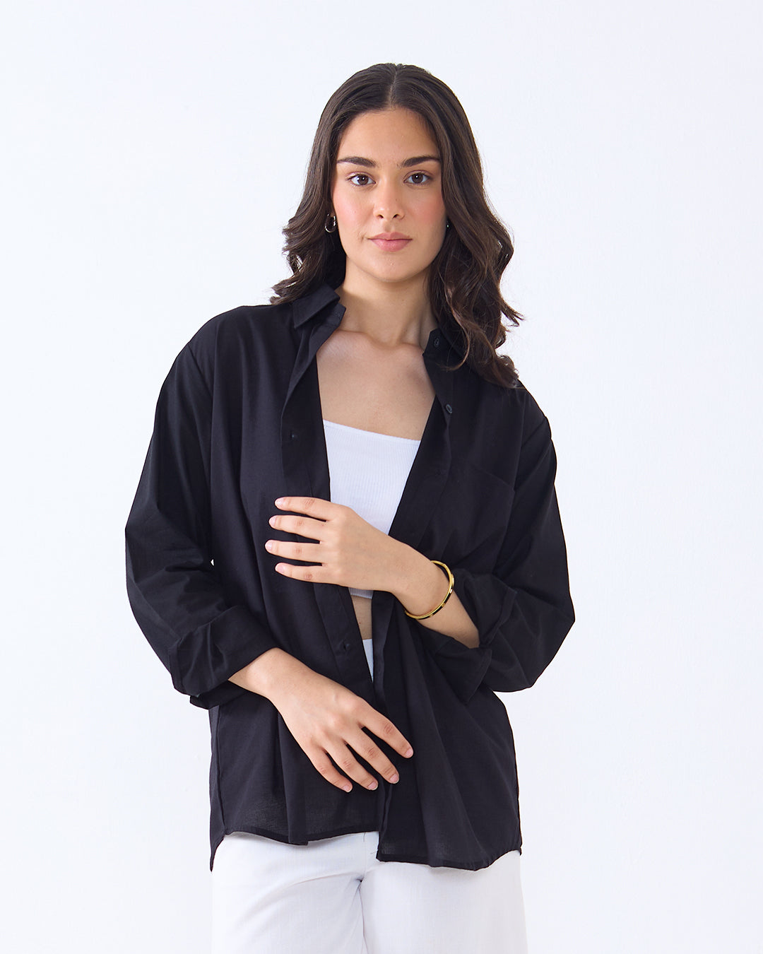 Black Oversized Shirt