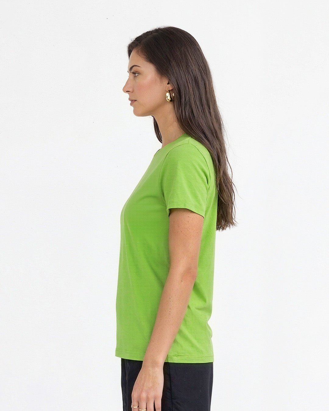 Kiwi Green Plain T-Shirt