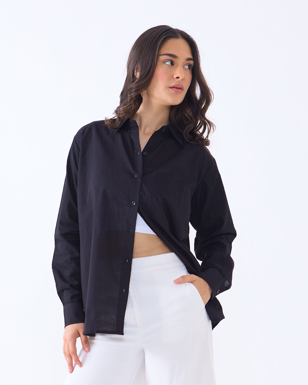 Black Oversized Shirt