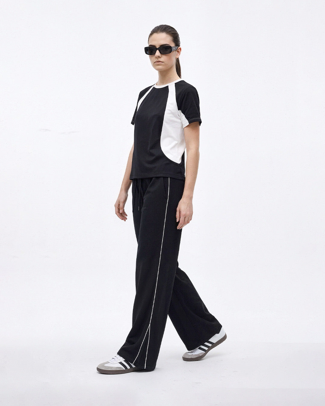 Black Varsity Pants