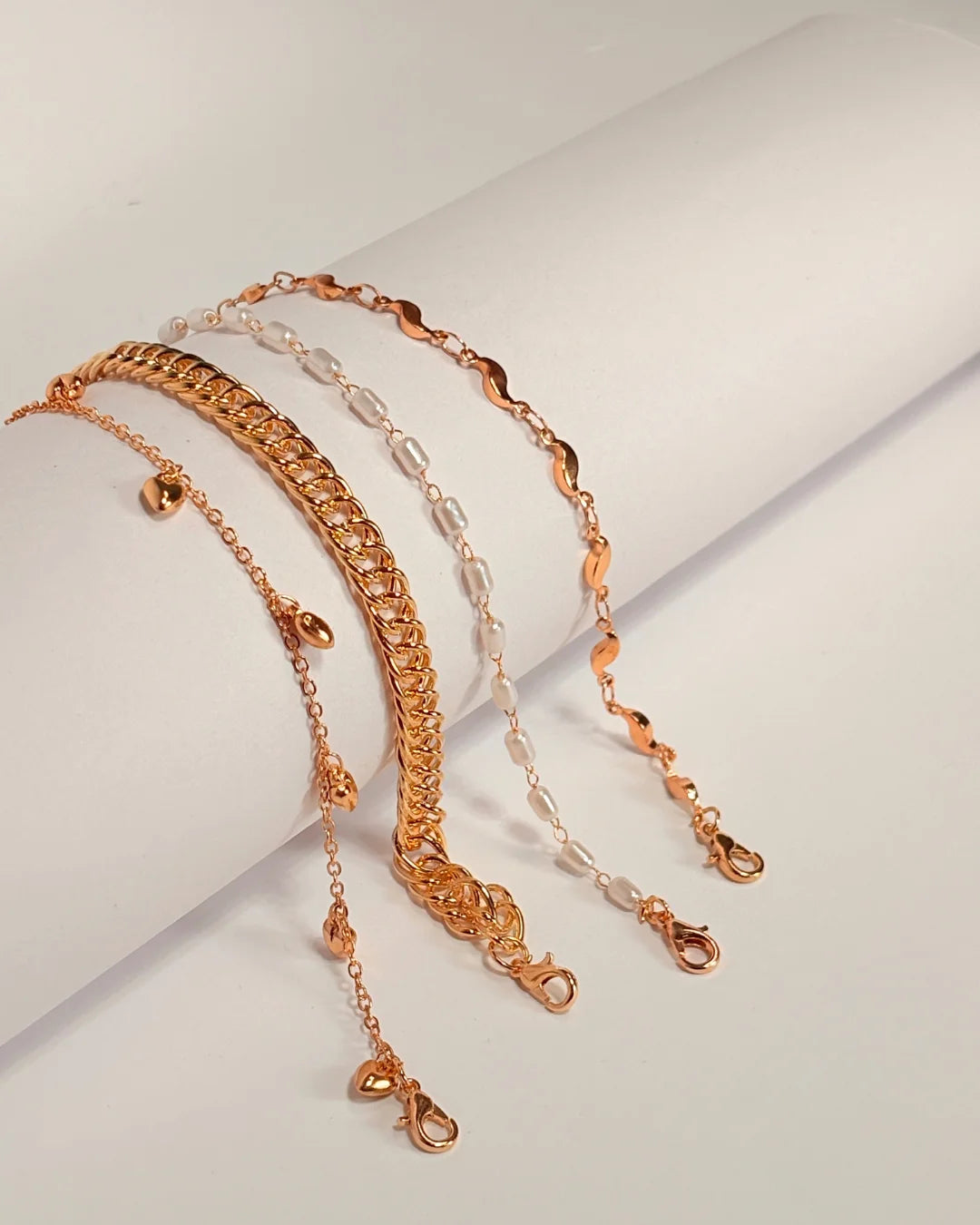 Minimal 4 Stack Bracelet