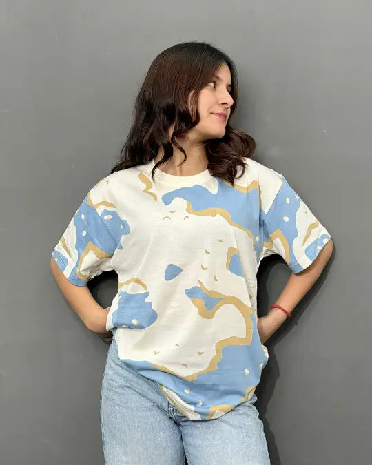 Wavy Oversized T-Shirt