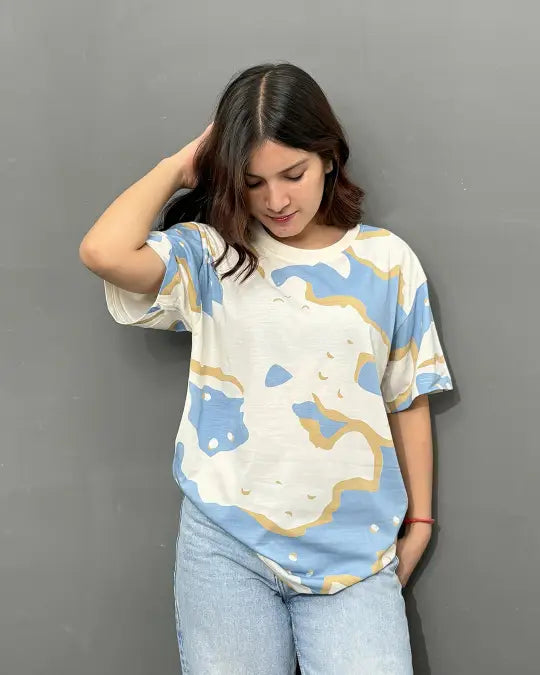 Wavy Oversized T-Shirt
