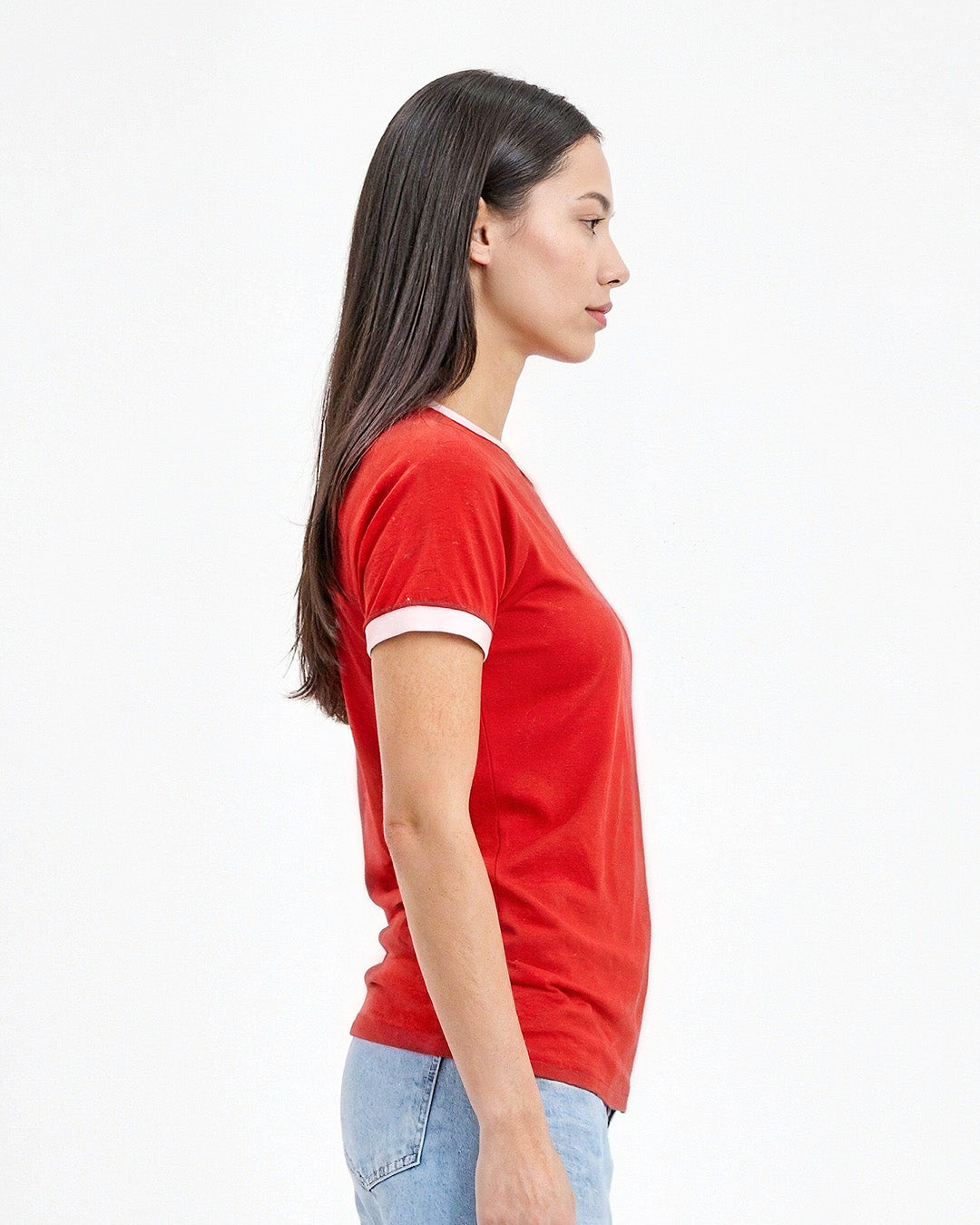 Tap Out T-Shirt - Red & White