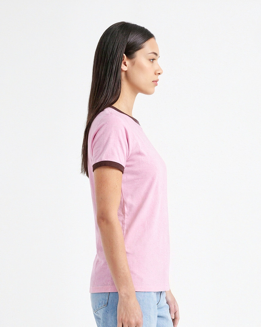 Tap Out T-Shirt - Pink & Brown