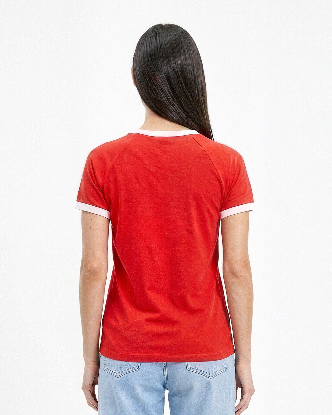 Tap Out T-Shirt - Red & White