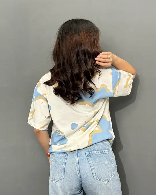 Wavy Oversized T-Shirt