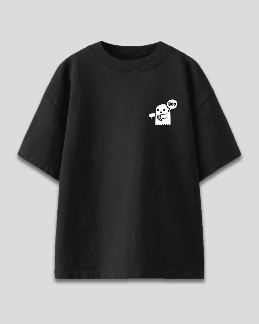 Black Boo Oversized T-Shirt