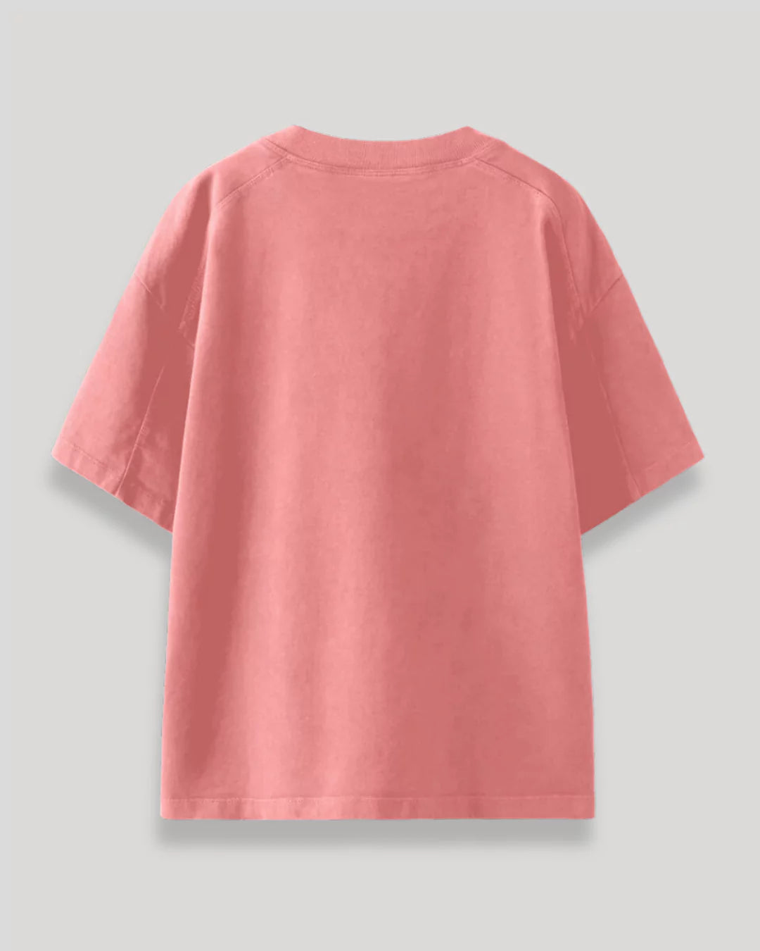 Over It Pink Oversized T-Shirt