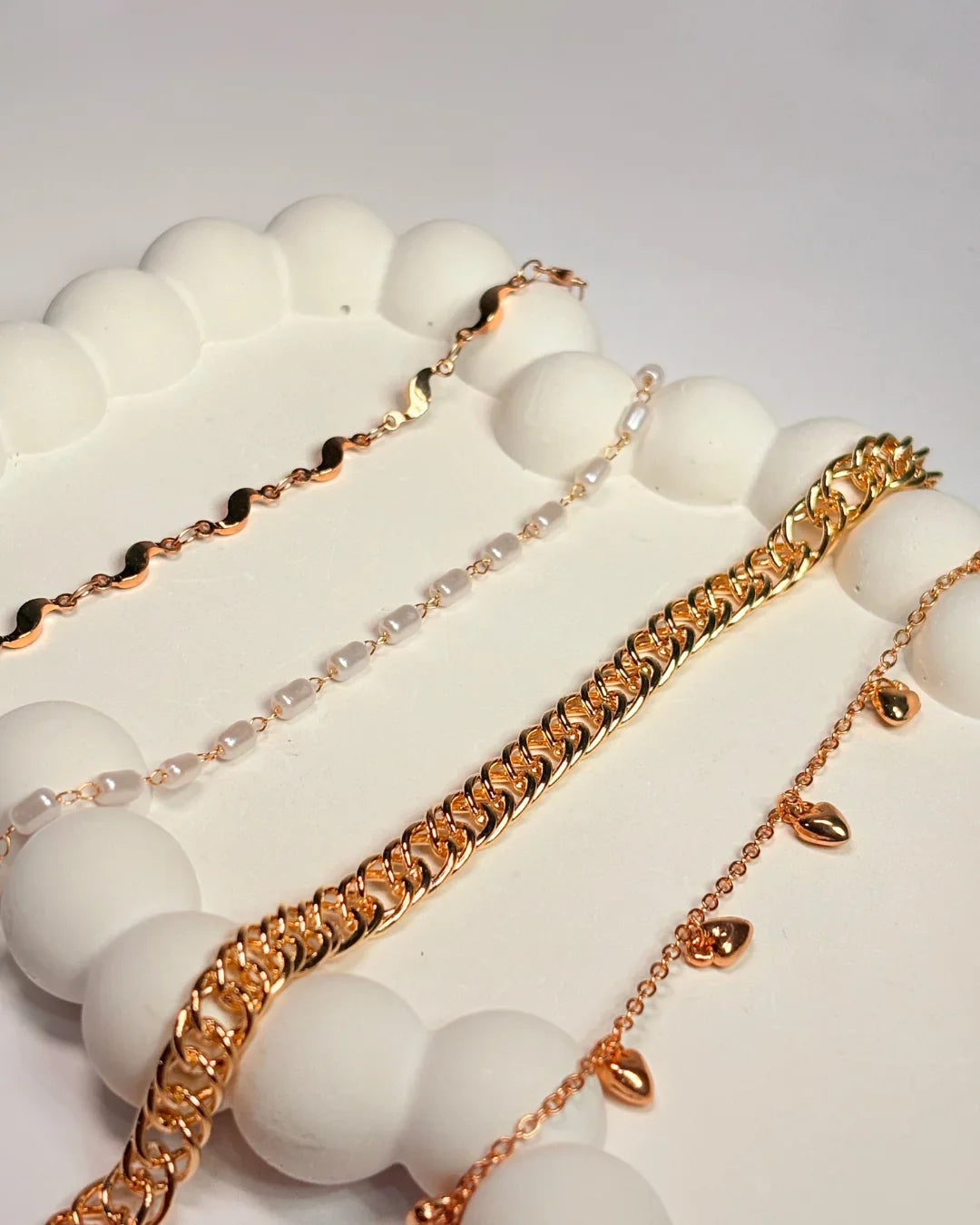 Minimal 4 Stack Bracelet