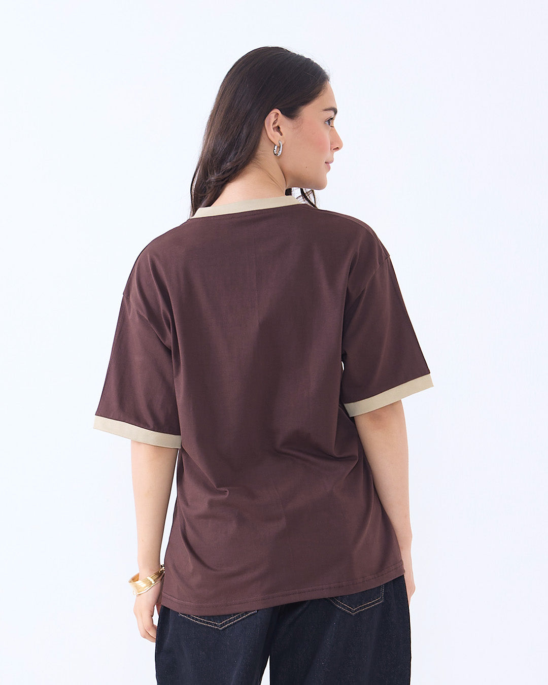 California Tap-Out V-Neck Oversize T-Shirt