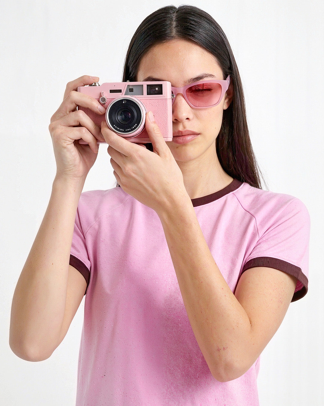 Tap Out T-Shirt - Pink & Brown