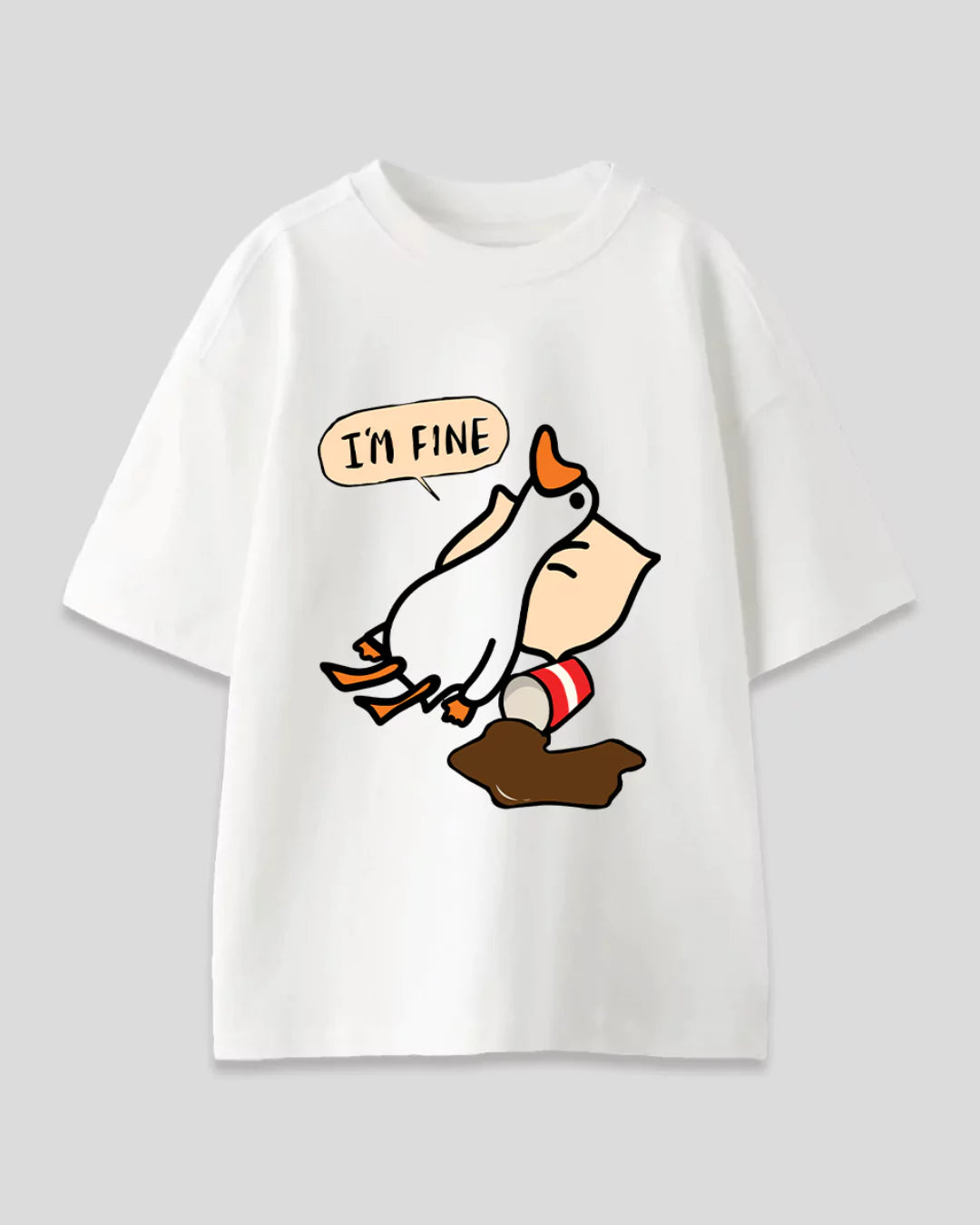 I'm Fine Oversized T-Shirt