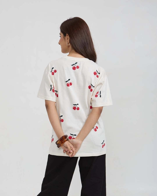 Cherry Bomb Oversized T-Shirt