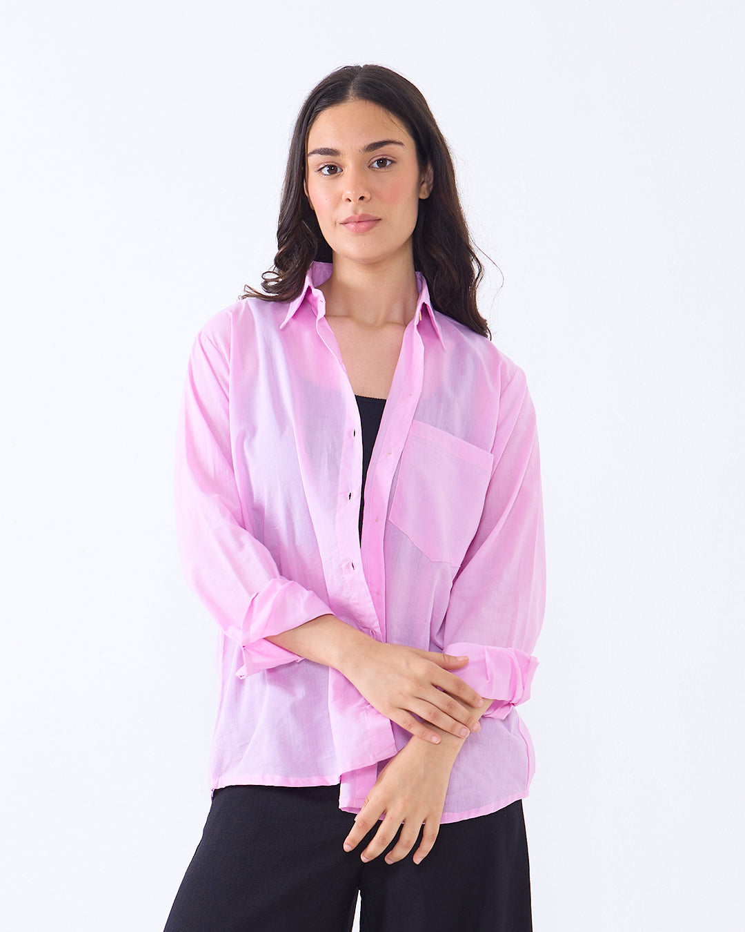 Baby Pink Oversized Shirt