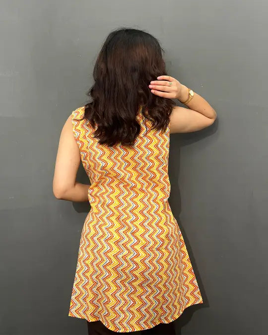 Sunset Shuffle Cotton Top