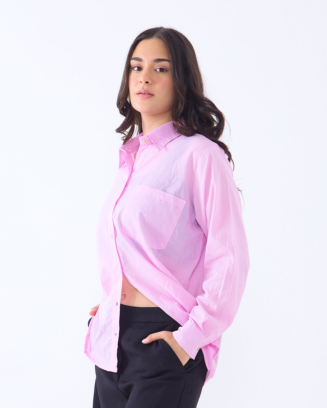 Baby Pink Oversized Shirt