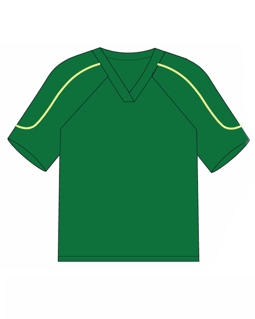 Green Varsity Plain Oversize T-Shirt