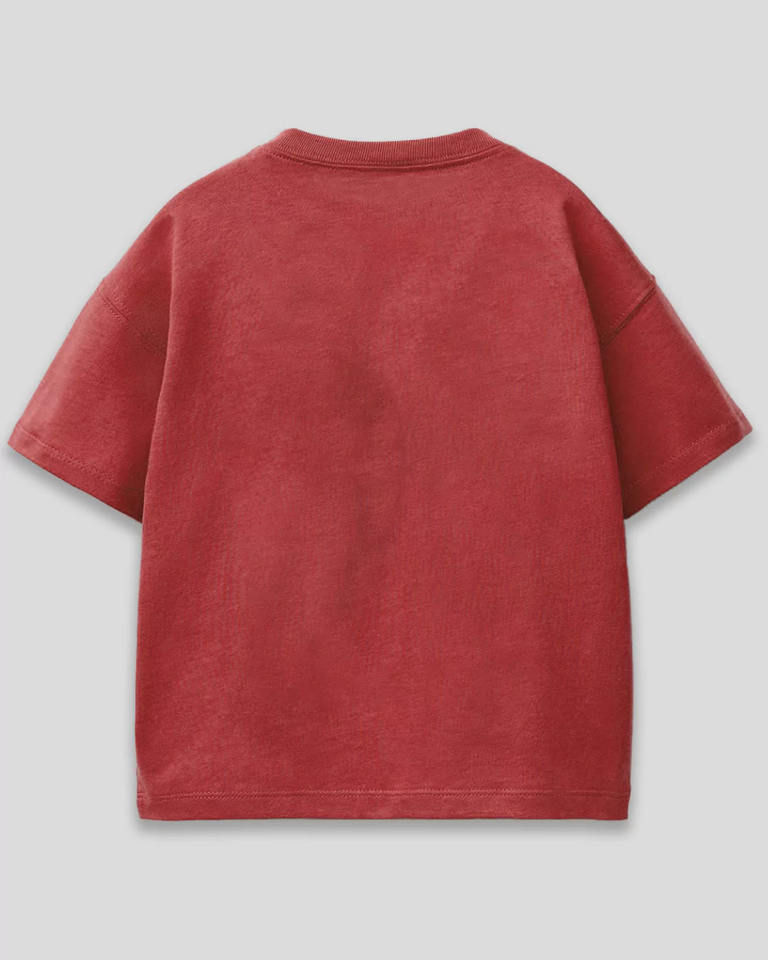 Brick Plain Boxy T-Shirt