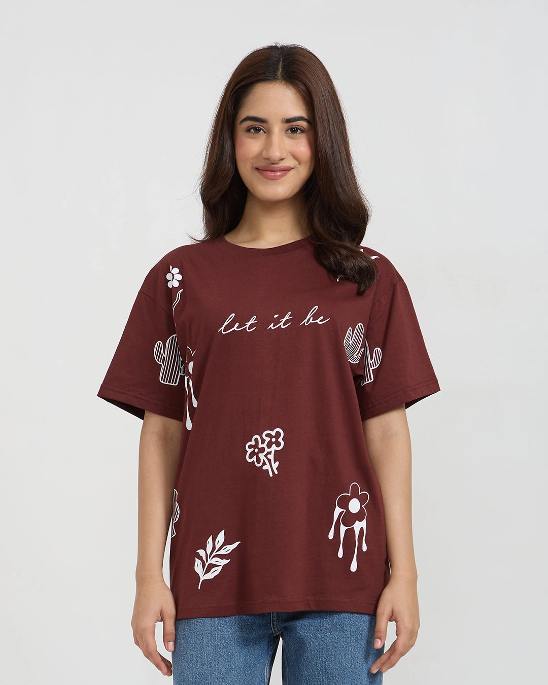 Let It Be Oversized T-Shirt