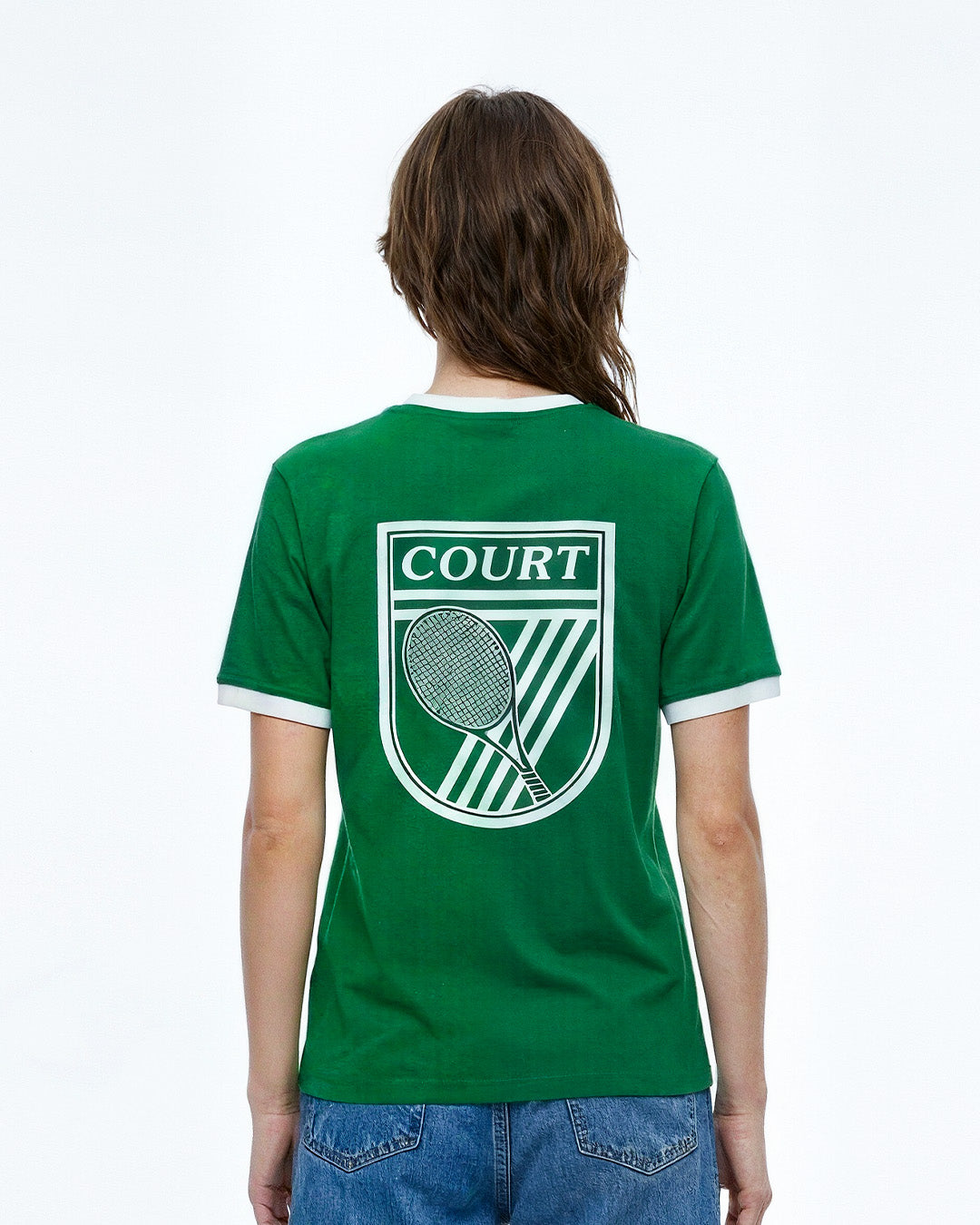 Court Tap-Out V-Neck Oversize T-Shirt
