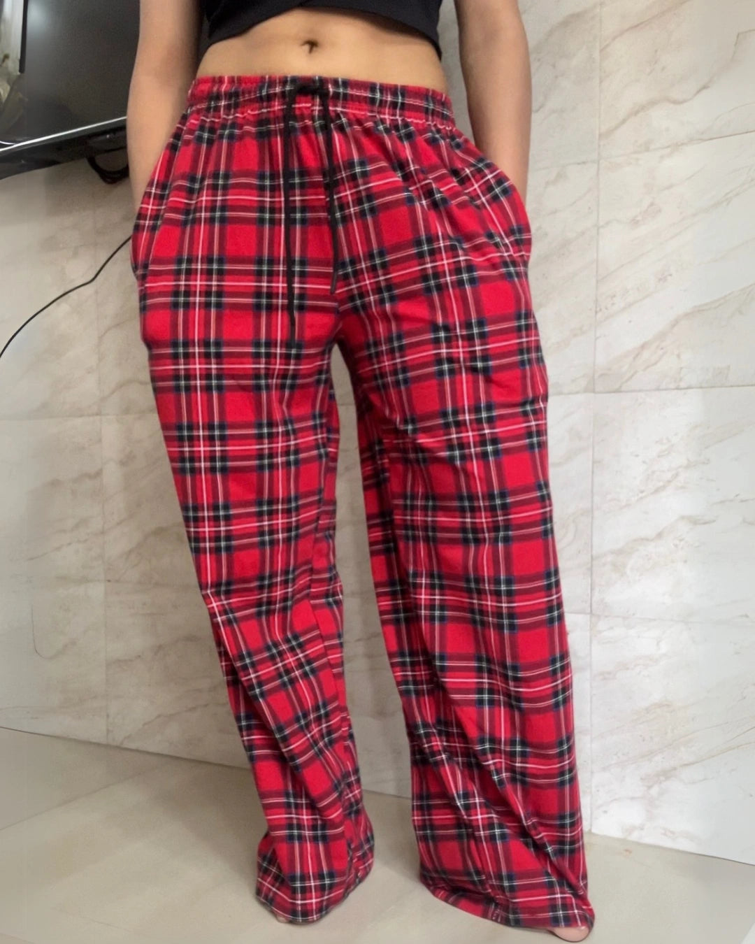 Plaid Red Pajama
