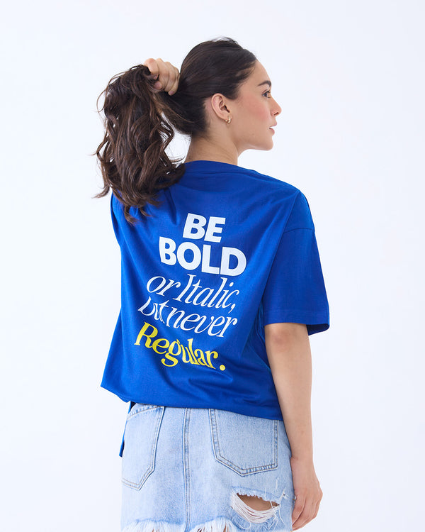 Be Bold V-Neck Oversize T-Shirt