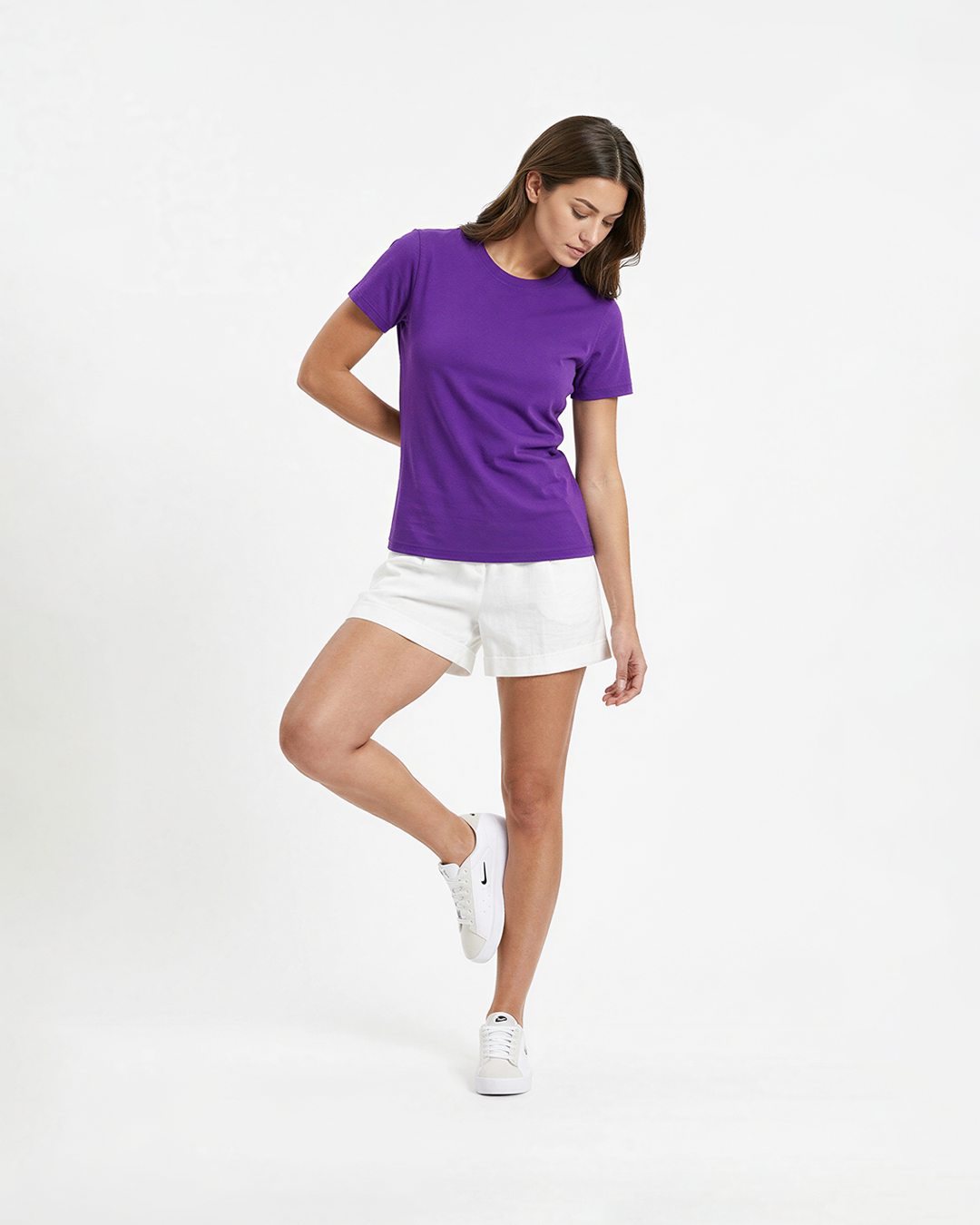 Purple Plain T-Shirt