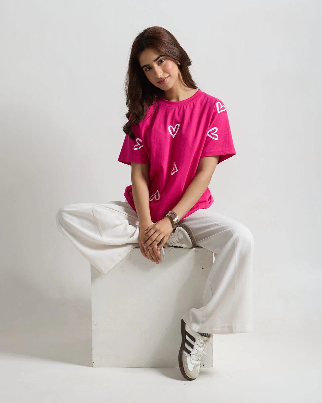 Hot Pink Lover Oversized T-Shirt
