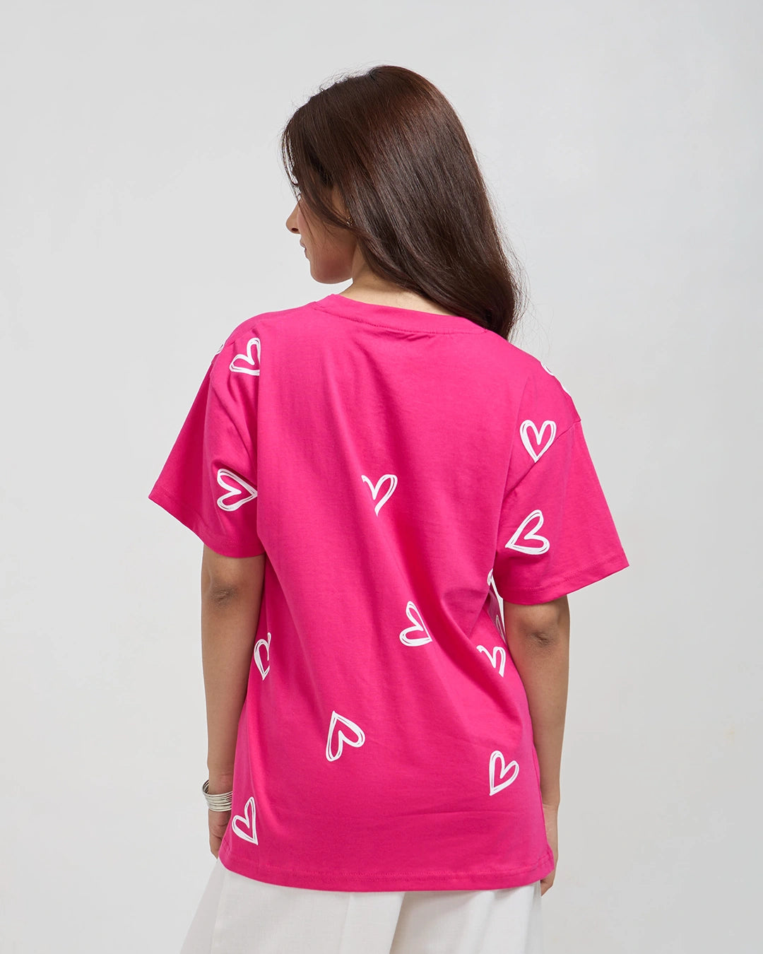 Hot Pink Lover Oversized T-Shirt