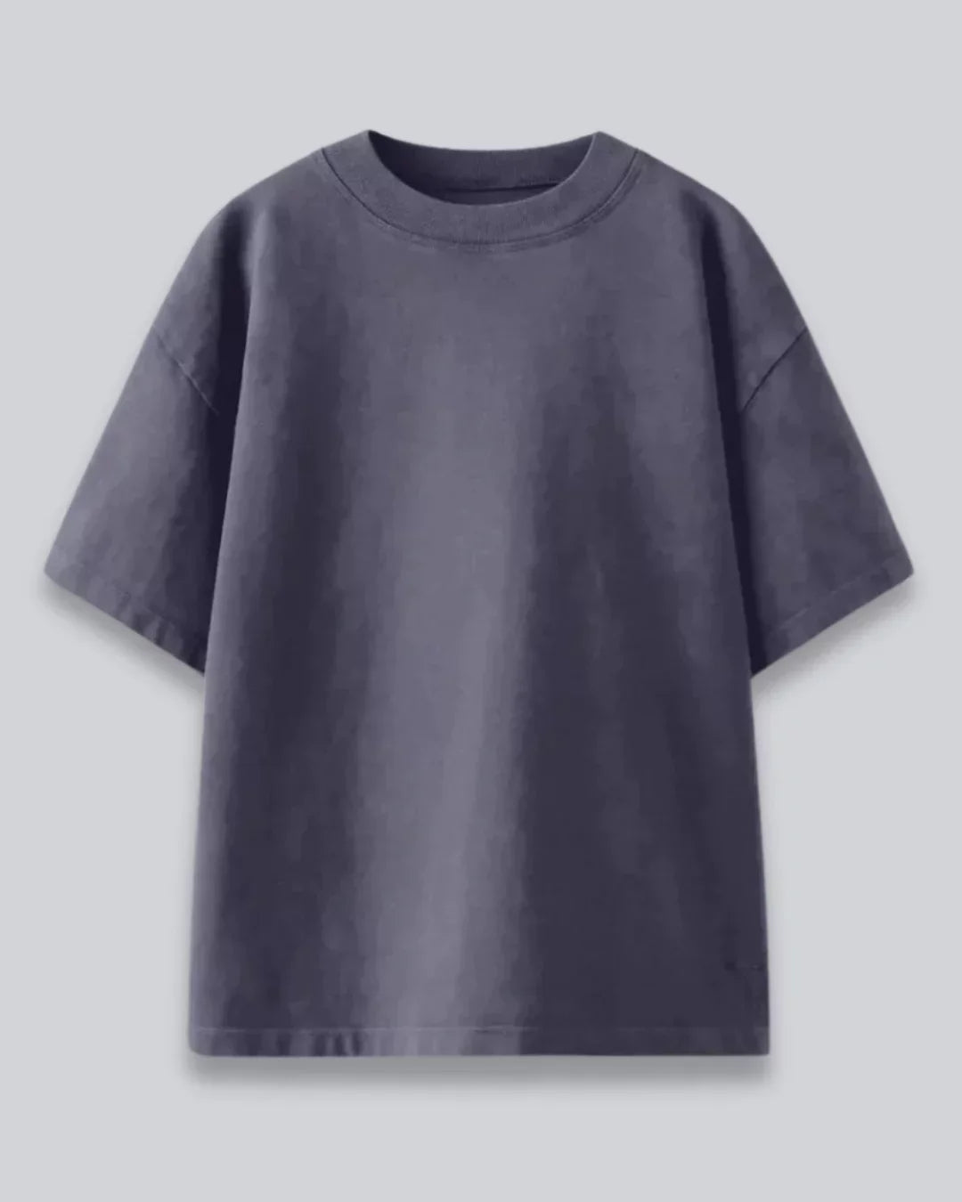 Arlo Dark Grey Oversized Plain T-Shirt