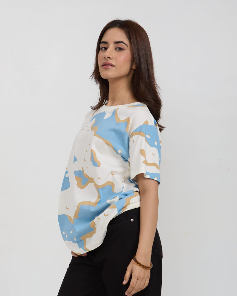 Wavy Oversized T-Shirt