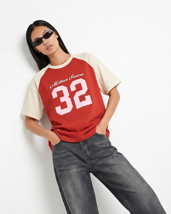 Midtown Sessions Raglan Oversized T-Shirt