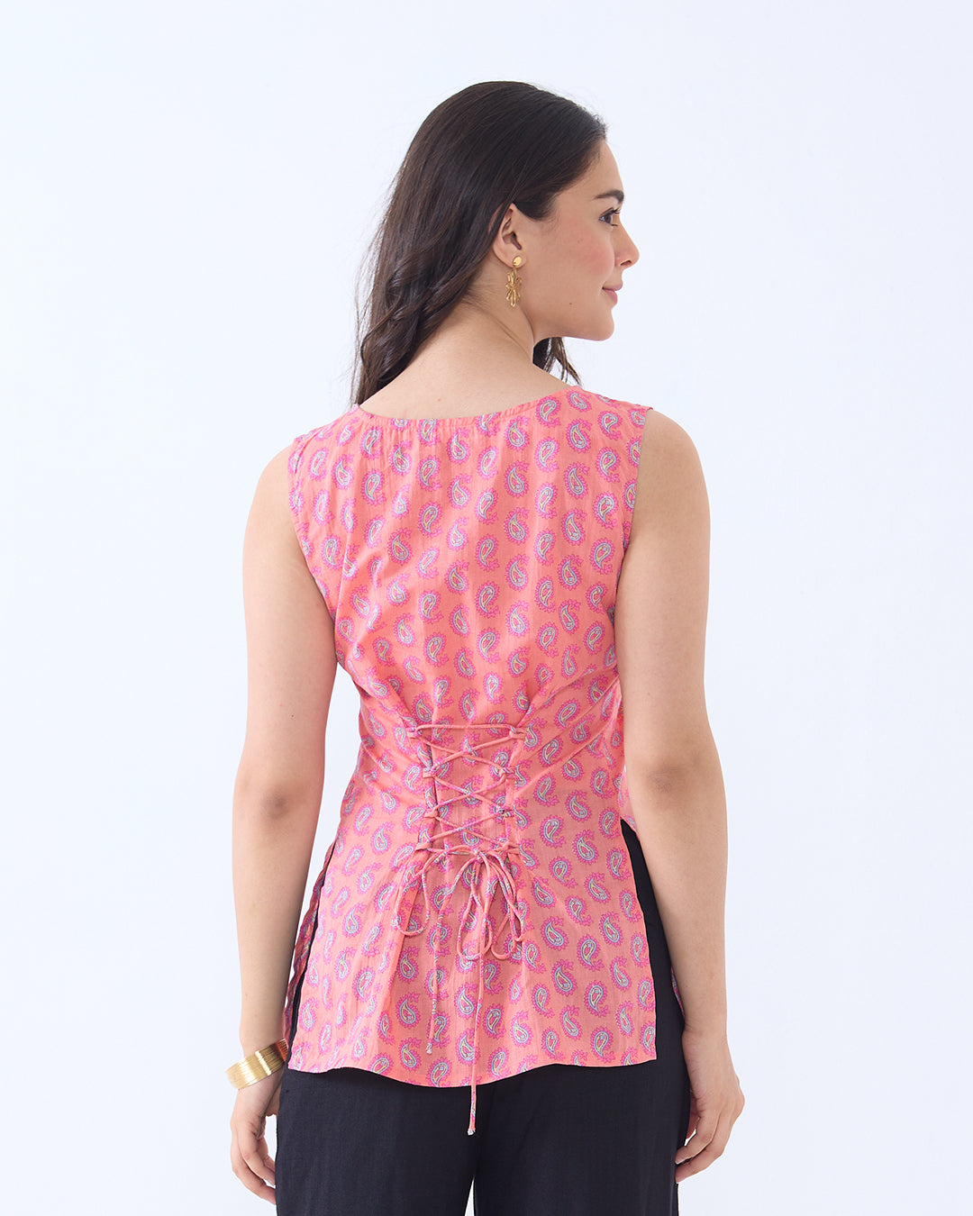Pink Avni Corset Kurti