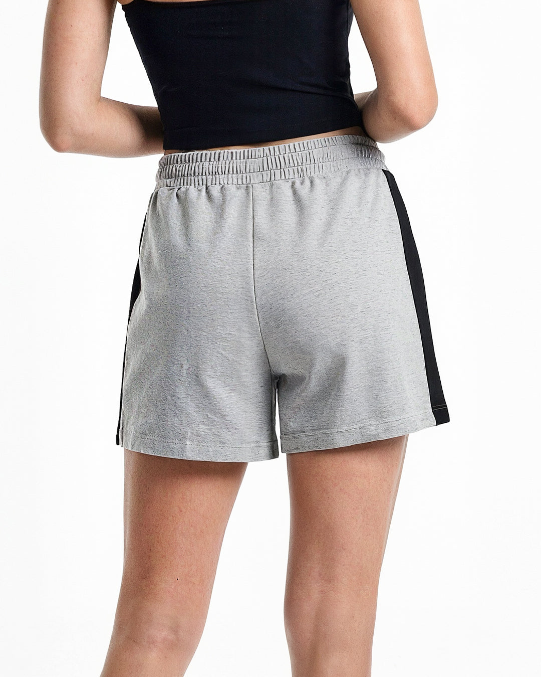 Grey Melange Sage Shorts