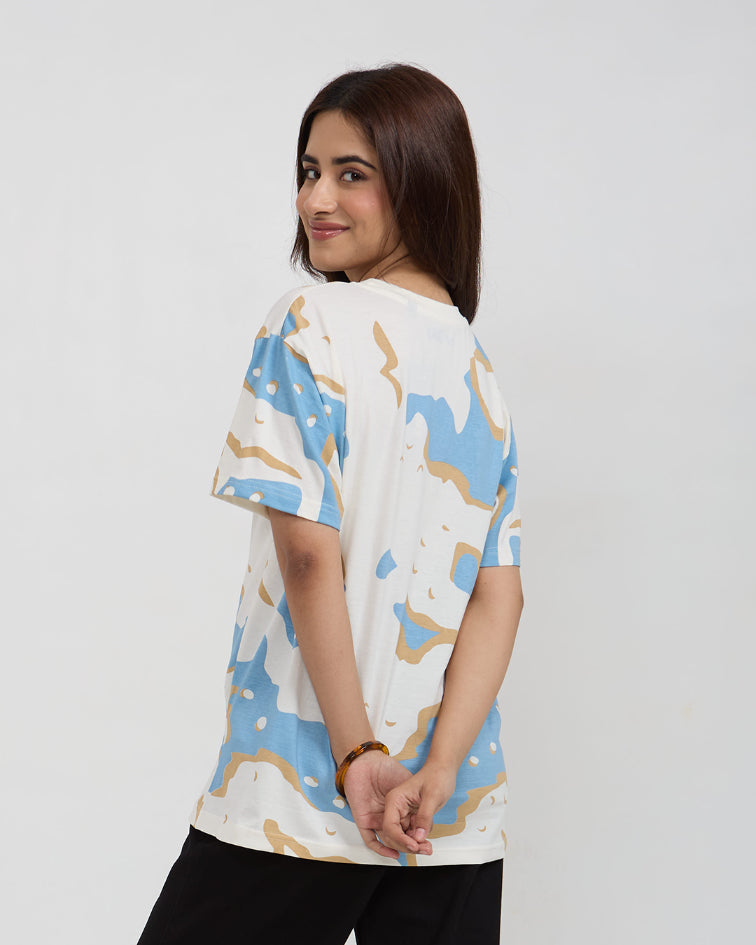 Wavy Oversized T-Shirt