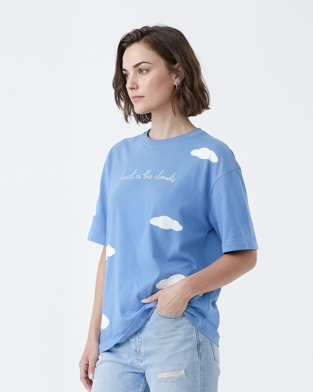 Head In Clouds Oversized T-Shirt