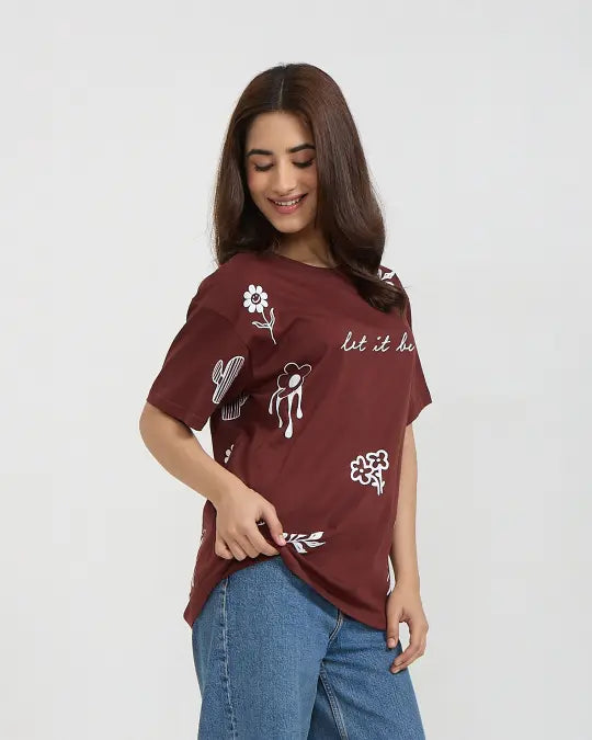 Let It Be Oversized T-Shirt