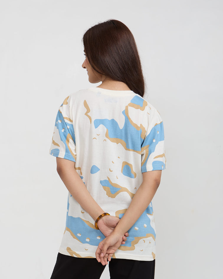 Wavy Oversized T-Shirt